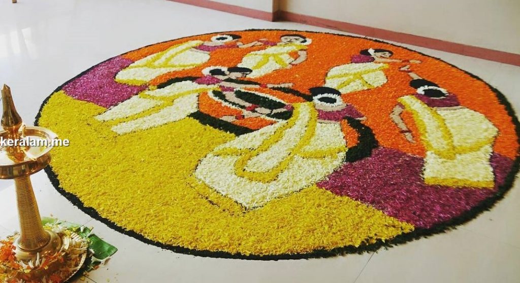 Onam Pookalam Design Gallery - 3 - Keralam, Kerala Tourism, Kerala